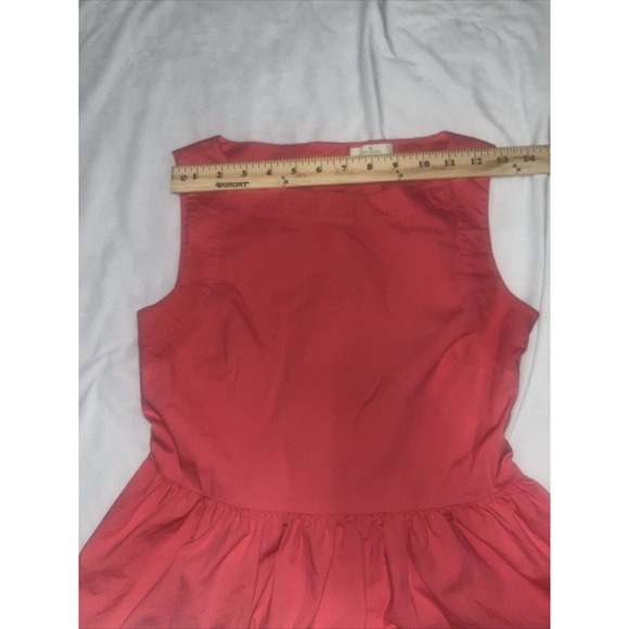 KATE SPADE New York RETAIL $158 Button Back Peplum Top Pink Shore Thing Size 0 - Picture 6 of 11